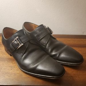 Magnanni | Marco Black Single Monk Strap